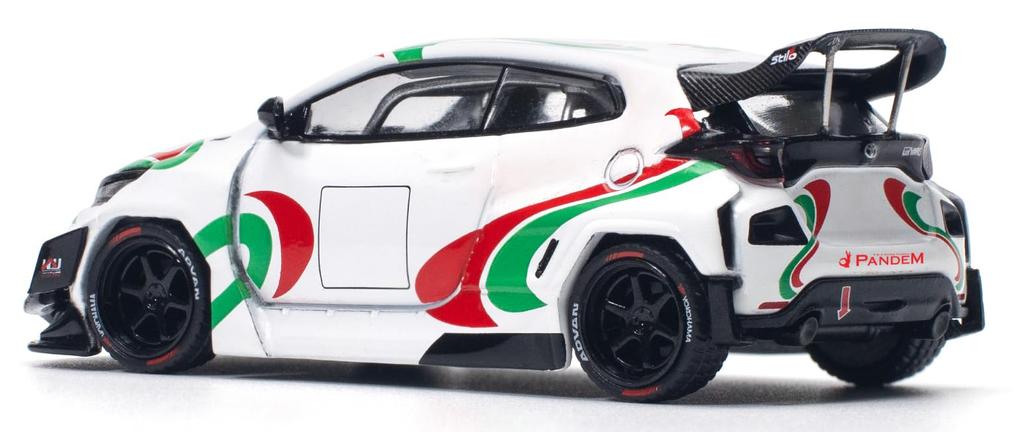 POP RACE PANDEM GR YARIS RALLY LIVERY Готовый продукт 1/64 -