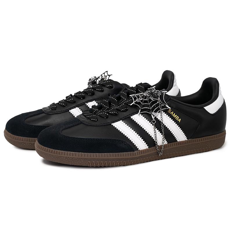 Adidas Originals SAMBA OG Dark Night Minimalist Style Abrasion Resistant Abrasion Resistant Low top Skateboard Shoes B75807(Team562- )