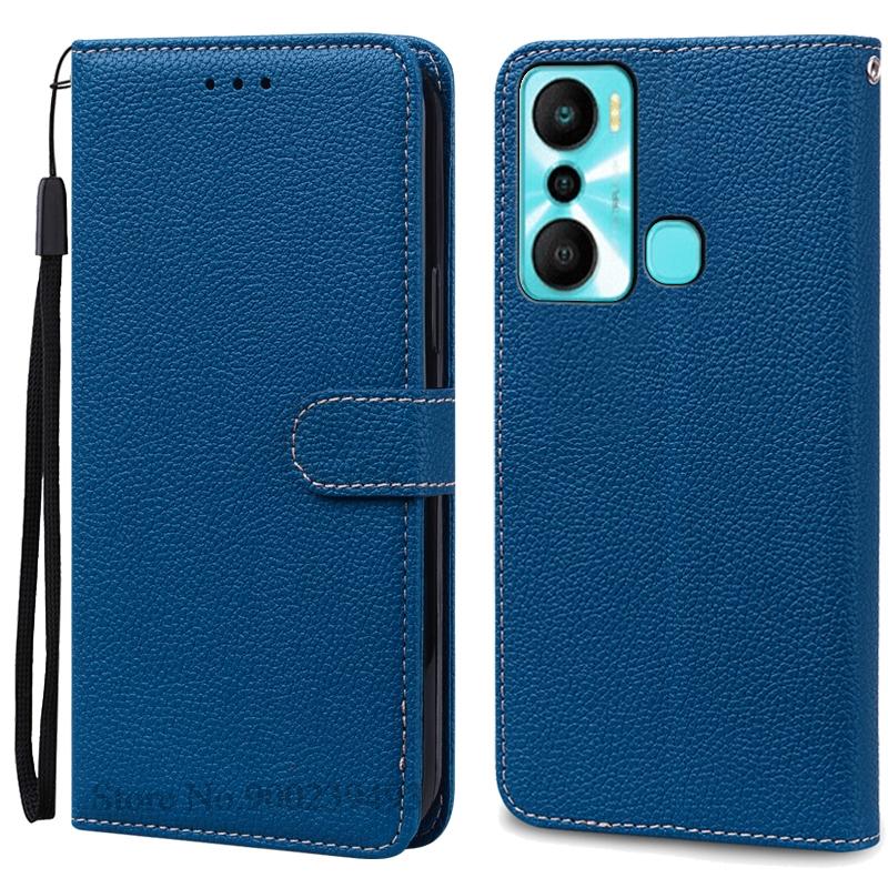 Hot 20i Case For Infinix Hot 20i Case Wallet Leather Flip Cover For Infinix Hot 20i Case X665C X665E Phone Cover Coque Fundas