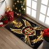 Rangers FC Rug Ideal for Reading Room, Multi-purpose Office Chair Sofa Carpet, Anti-slip Printed Home Area Rug