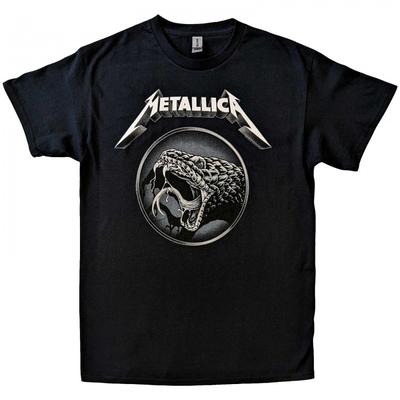 Metallica Унисекс черная футболка с плакатом для взрослых для взрослых