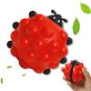 3D Игрушка-антистресс Божья коровка Pop Fidget Toy, Мягкие игрушки-сквиши Сенсорный пупырчатый поппер Надавливаемые шарики Снятие стресса Игрушки для раннего развития Подарок Рождество