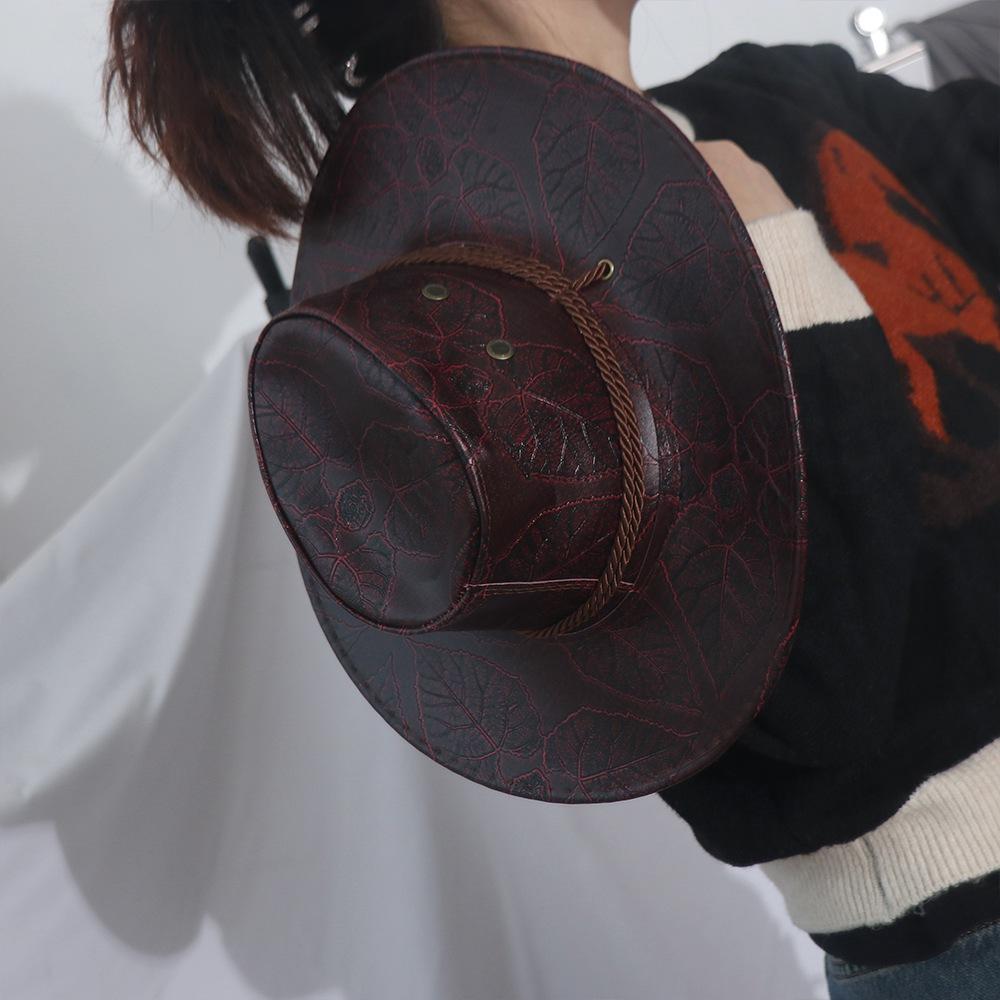 Кепки с широкими полями, солнцезащитные кепки, ковбойские шляпы в стиле вестерн, солнцезащитные кепки, летние солнцезащитные шляпы из искусственной кожи