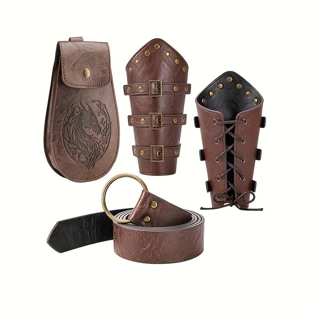 4pcs Renaissance Belt Pouch Accessories For Halloween Renaissance Cosplay