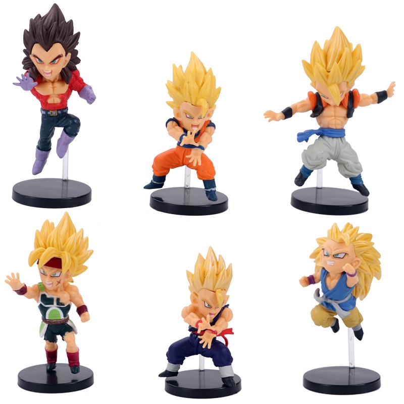 Фигурка Аниме Dragon Ball Z Супер Сайян Сон Гоку Сон Гохан Веджета Броли Пикколо Маджин Буу Набор Фигурок Действия Модель Подарки Игрушка
