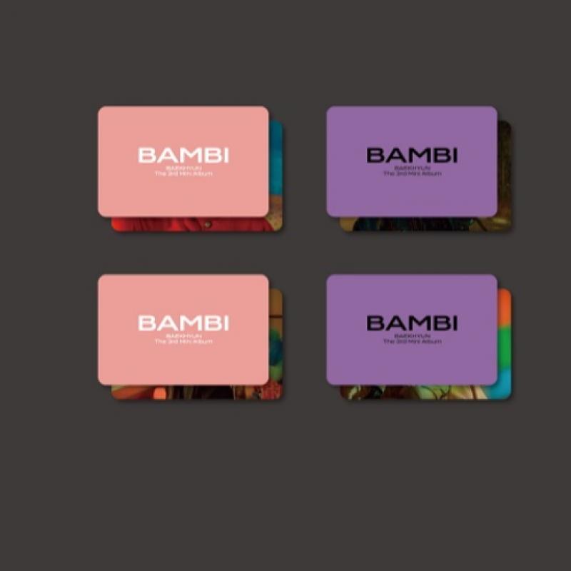 Baek Hyun Bambi Jewel Case Ver. 3rd Mini Album