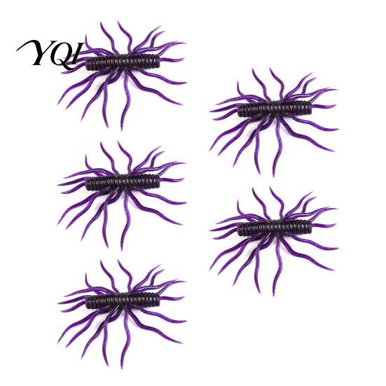 Simulation Soft Bait 1/3/5Pcs 9.5cm/9g Floating Lure with Multi-Tentacles, Realistic Topwater Predatory Fish Bionic Bait, Artificial Swimbait