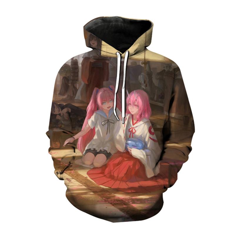 2024 весенне-осенние повседневные толстовки ZERO TWO Anime Darling in the FranXX толстовка с капюшоном с 3D принтом Harajuku модный пуловер