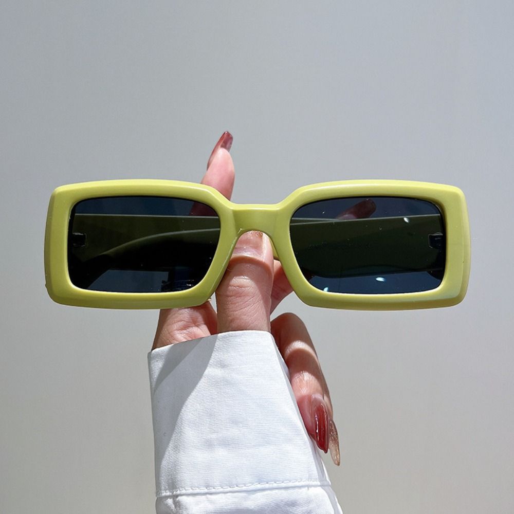 Солнцезащитные очки Candy Color Square с защитой UV400, прямоугольные солнцезащитные очки для мужчин и женщин