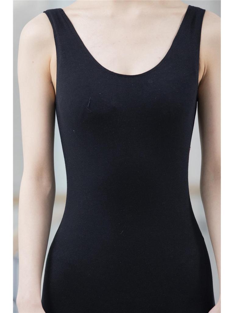 Женский балетный купальник для танцев с колготками со стопой - Гимнастический жилет для практики и выступлений