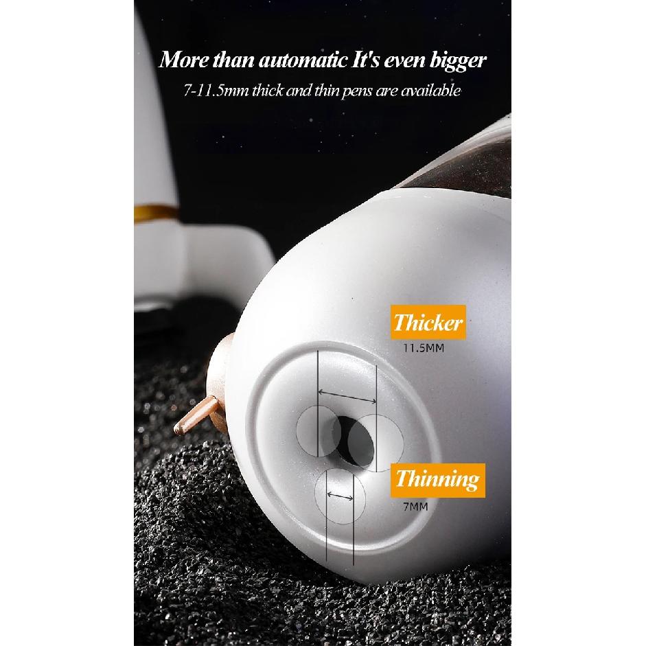 Tenwin A10 Max Students stationery Automatic rising pencil sharpener Type-C Astronaut cartoon school Electric Sharpener Pencils
