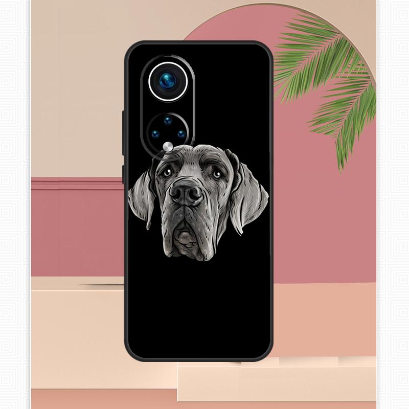 Great Dane Dog Case For Honor Magic 5 6 7 8 Pro Honor X9c X9b X9a X8b X8a X8c 50 70 90 400 200 Lite Cover