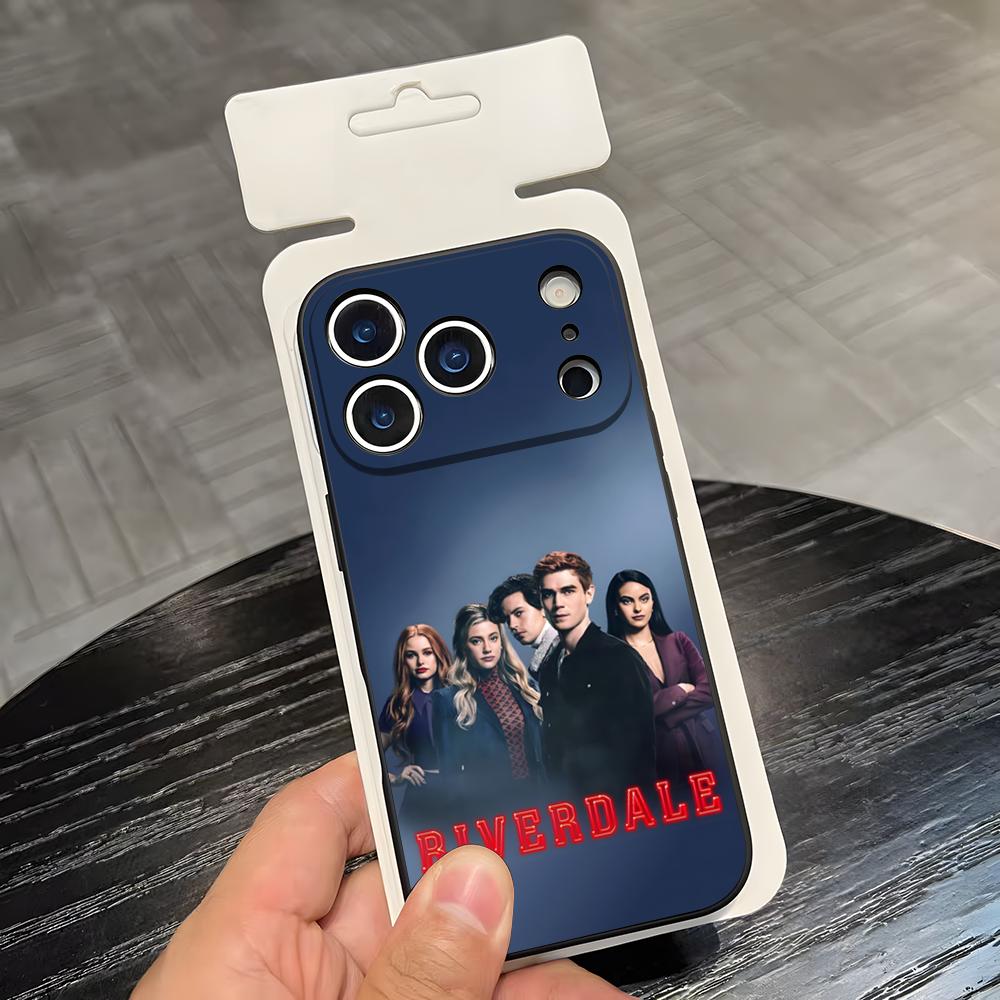 R-Riverdale TV Phone Case For IPhone 17 Air 16 E Pro Max 15 14 13 Mini 12 Pro 11 Max Plus Black Soft Shell