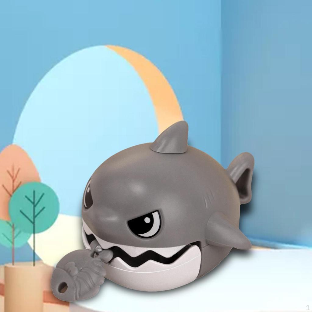 Заводная движущаяся игрушка Игрушки для ванны для детей Мальчики Девочки Образовательная Интерактивная Оттягиваемая Акула