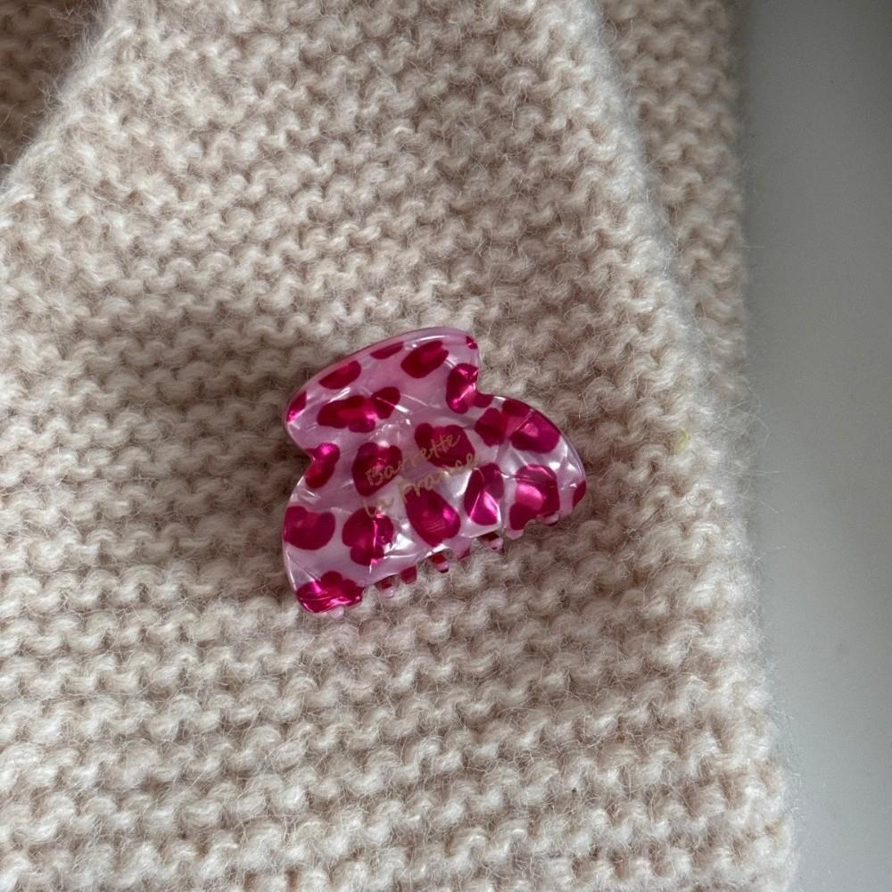 High Sense Hair Claw Clip Sweet Luxury Hair Accessories Fashion Leopard Print Clip  Daily Wear