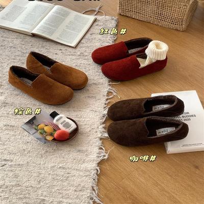 2025 новые лоферы на платформе женские туфли из маленькой кожи в британском стиле, ленивые туфли-одинарки, универсальные туфли Doudou