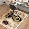 1pc Office Carpet Chair Mats Harry Potter Marauder's Map Hogwarts Crest Perfect for Office Chairs, Living Rooms, Or Bedrooms,Polyester Carpet.HDT198