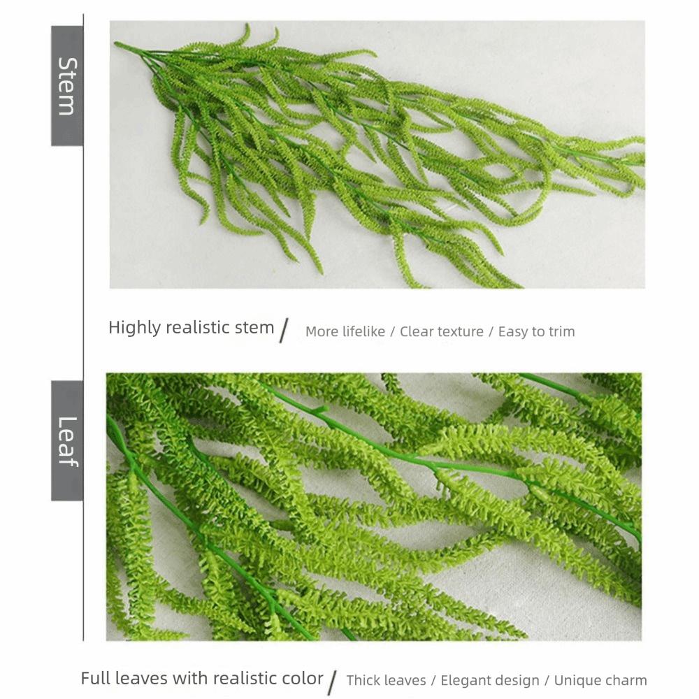 Plastic Simulation Lover's Tears Plant Green Decorative Plant Wall Hanging Wall Ornament