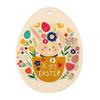 10/25/50Pcs Handcraft DIY Craft Hanging Ornaments Graffiti Drawing Easter Decorations Wood Slice Easter Eggs Wood Chips