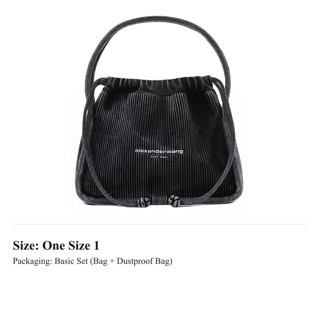 Alexander Wang Ryan Ribbed Knit Small Tote Bag 20224K40T015