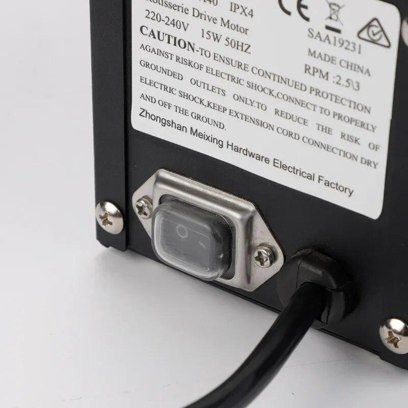 220 В, 40-60 кг, вращающийся гриль-барбекю, жаровня, вертел, мотор