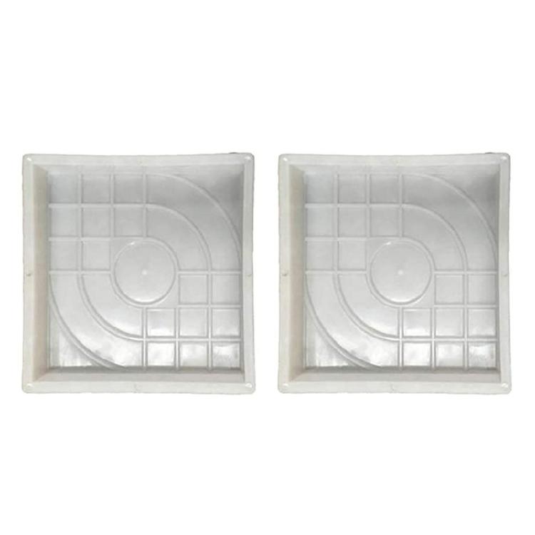Pair Of Durable Plastic Cement Frames For Building Unique Outdoor districts And Landscape Planning