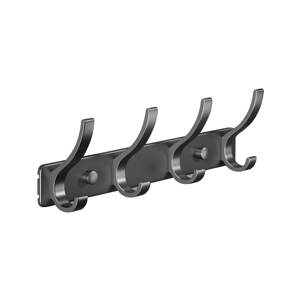 Алюминиевая вешалка для одежды Space, настенная вешалка, прочный держатель для одежды