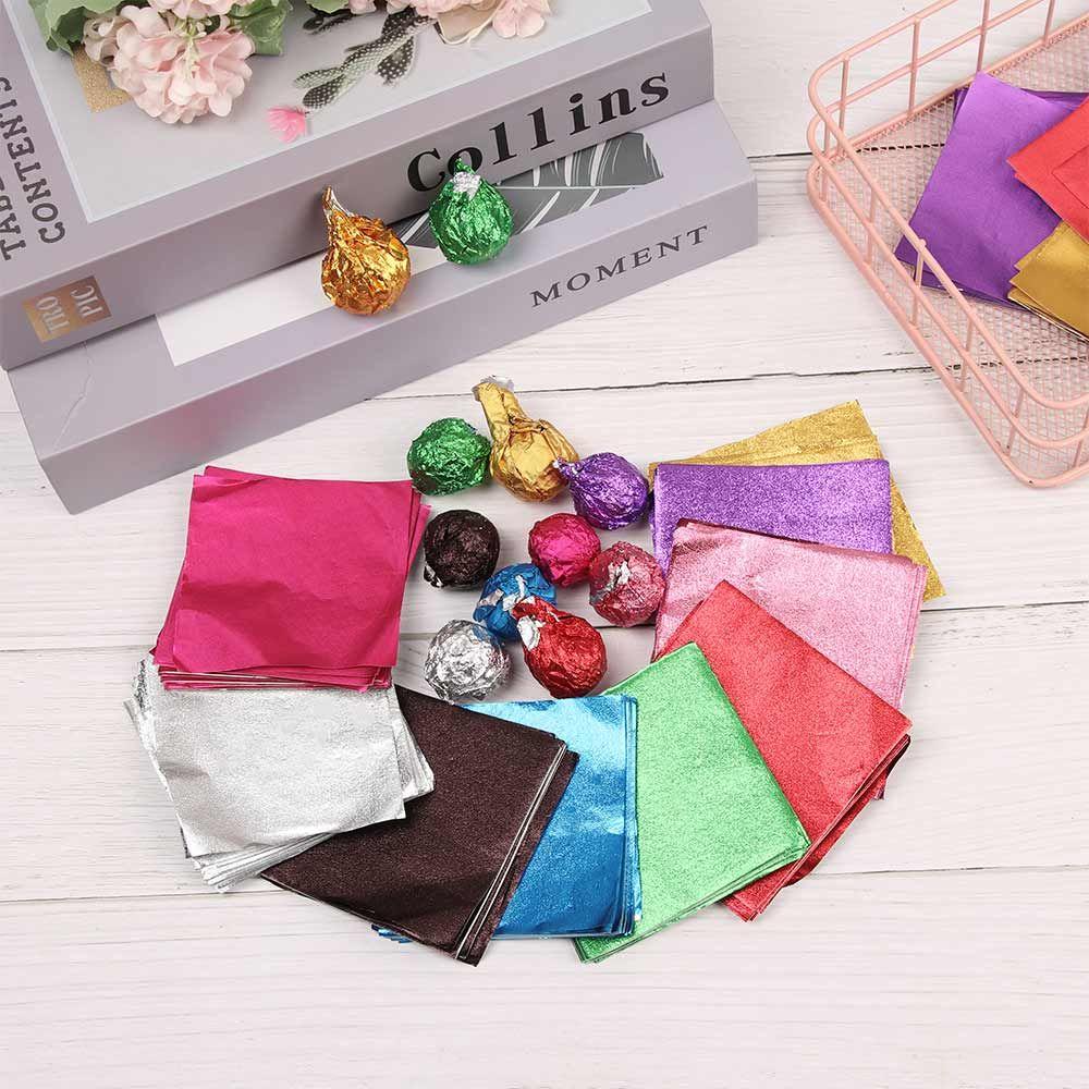 Party Supplies Baking Gilded Decoration Candy Chocolate Package Paper Wrapping Paper Aluminum Foil
