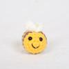 5/1pcs DIY Little Bee Keychains Creative Doll Yarn Hand Woven Gift Cute and Funny Cartoon Pendants Finished Product
