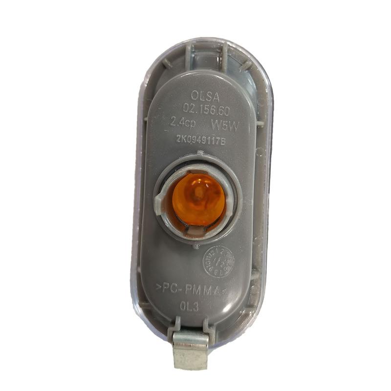 2 PCS Side Marker Turn Signal Light Lamp Indicator Housing for VW Transporter T5 T6 2009-2015 for VW Polo SKODA 7E0949117