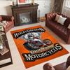 Harley-davidson Motorcycles Customize Text Carpet Suitable for Foyer Hallway Kitchen Living Rooms Antislip Carpet Anime Office Decor