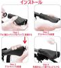 Bicycle Grip Covers 1 Pair Handlebar Rubber Ergonomic Handle Grips
