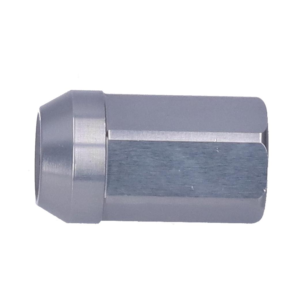 20 шт. Колесные гайки M12x1.5 Резьба Высота 1,3 дюйма Алюминий 7075 T6 Стопорные гайки Цвет титана