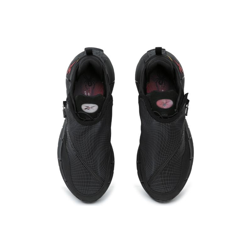 Spyder x Reebok Zig Kinetica Износостойкие Низкие Кроссовки для трейлраннинга и города Унисекс Черные Кроссовки 100245915