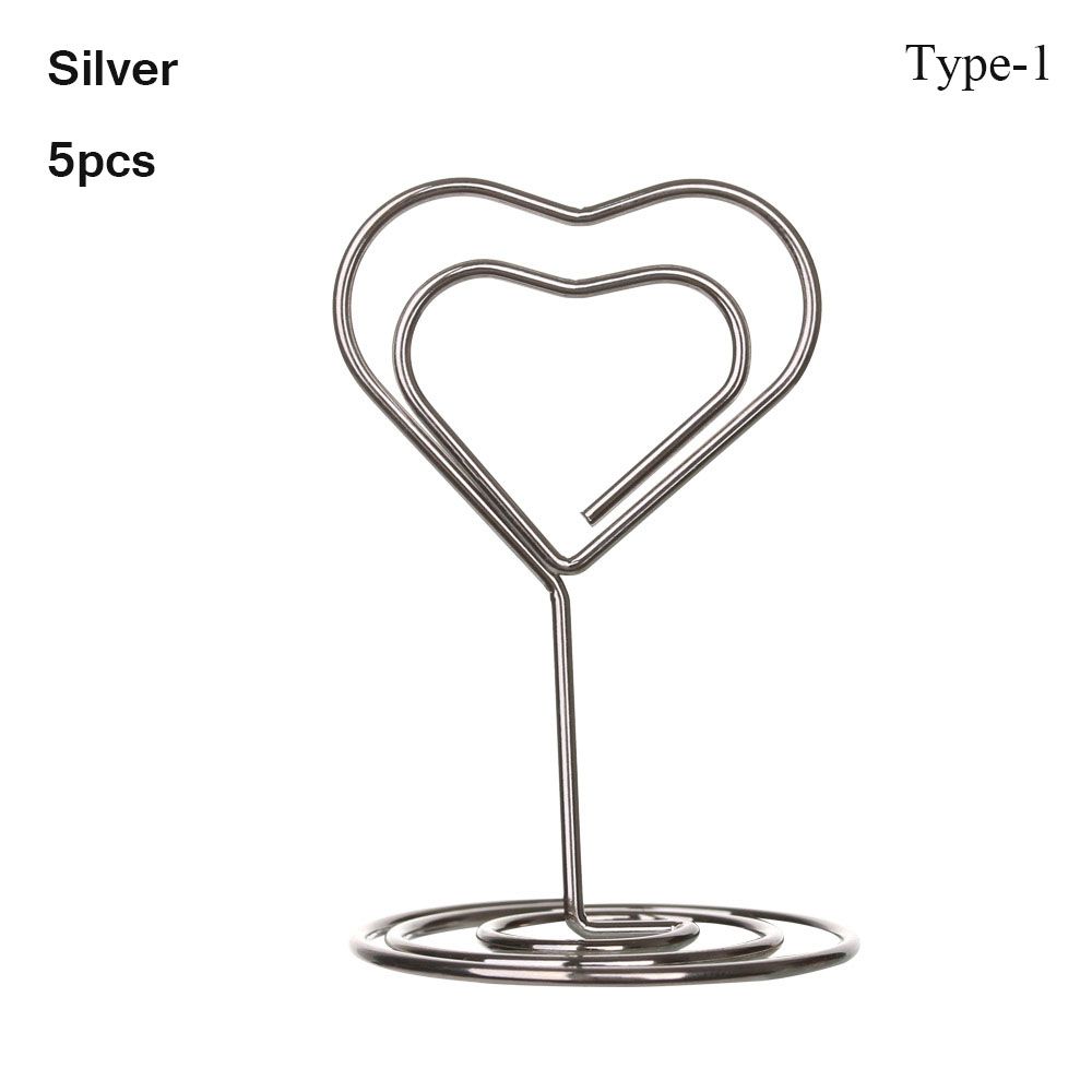 Настольное украшение в форме сердца, розовое золото, зажимы для фото, держатель номеров столов, зажимы для рассадочных карточек, подставка