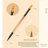 Japanese Dual-Ended Gel Pen for Nail Art: Light-Curing Brush for Painting, Outlining, and Stripping with Round & Flat Head