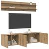 Wall Mounted TV Units 6 pcs Artisan Oak Wood Based Material