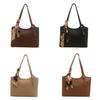 Material Pu Soft Women Tote Bag With Inner And Outer Pockets For Outings Casual