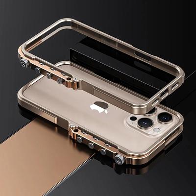 Роскошный механический металлический каркасный чехол для телефона iPhone 16ProMax 16 15 Pro Max алюминиевый сплав противоударный полный защитный чехол