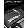 1 шт. Адаптер-хаб с портом Type-C на USB, многопортовый разветвитель для KIA Sportage Rio 3 4 Ceed JD Picanto Soul Stonic Niro K5