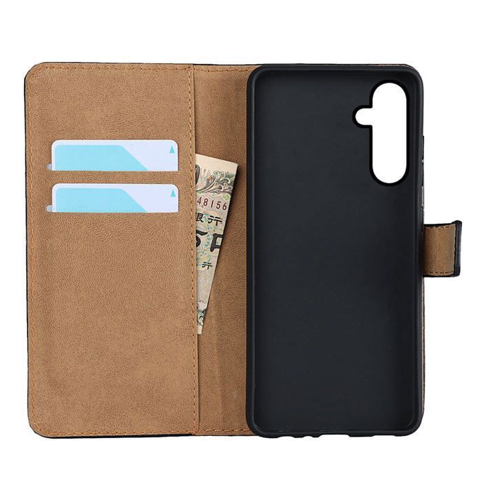 Wallet Case - Samsung Galaxy A35 (5G) - Calfskin - 2 Card Slots - Sky Blue