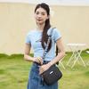 Fashion Soft Bag One Shoulder Crossbody Camera Bag Embossed Stripe Mobile Phone Portable Women's Bag