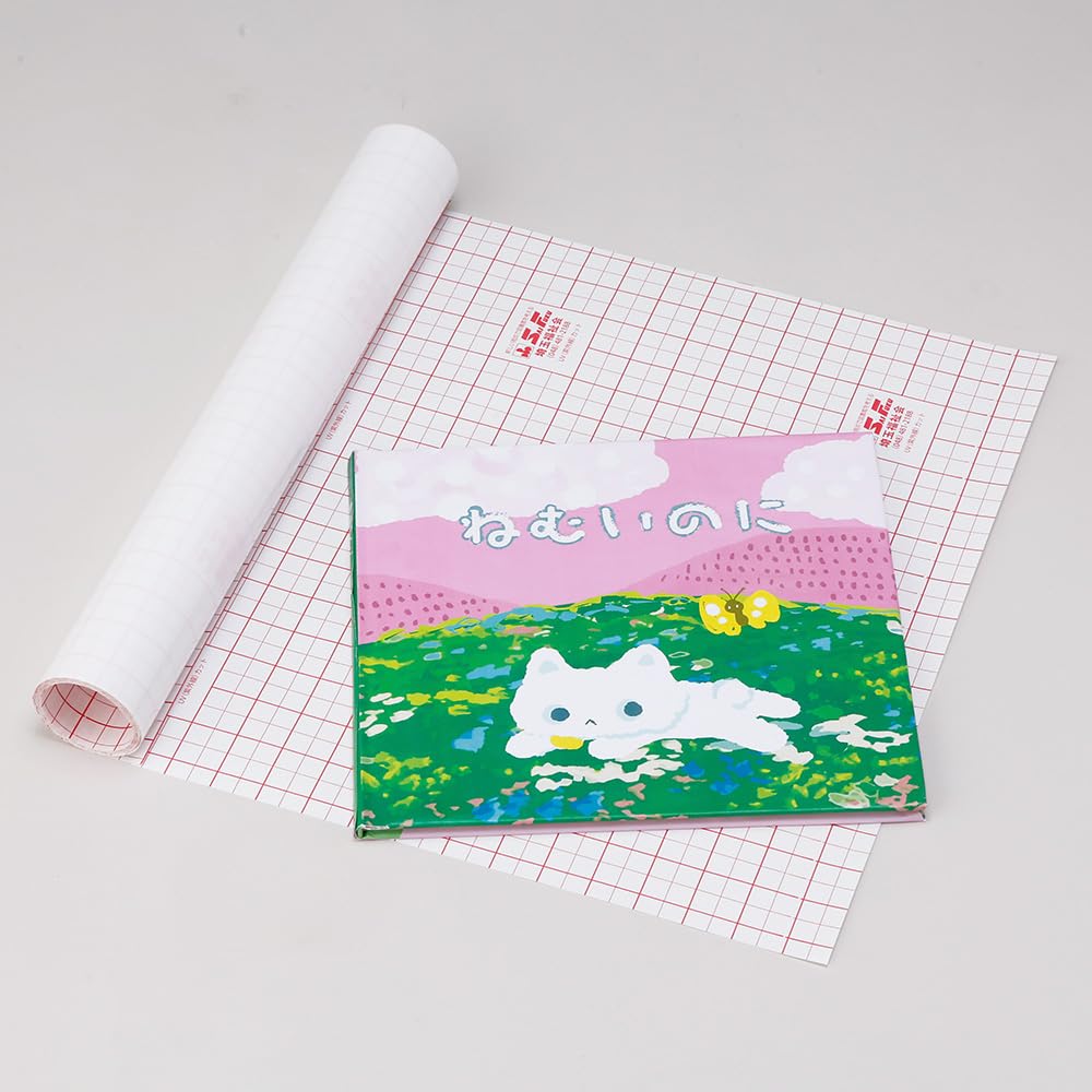 Saitama Welfare Association SAIFUKU Pitchin прозрачная пленка с клеевым слоем, ширина 35 см x длина 2 м, толщина 0,07 мм