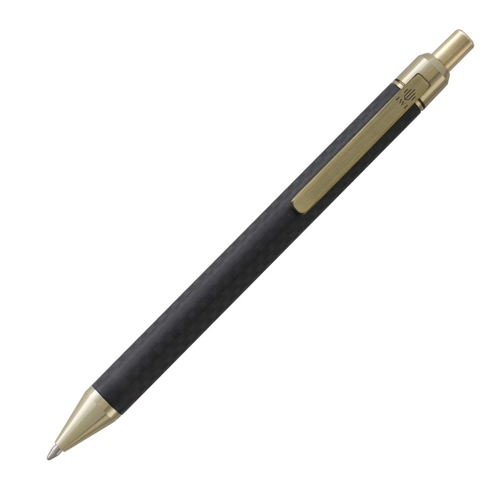 IWI Гелевая шариковая ручка Fusion Carbon Brass 0.5 7S130-0BR-BP