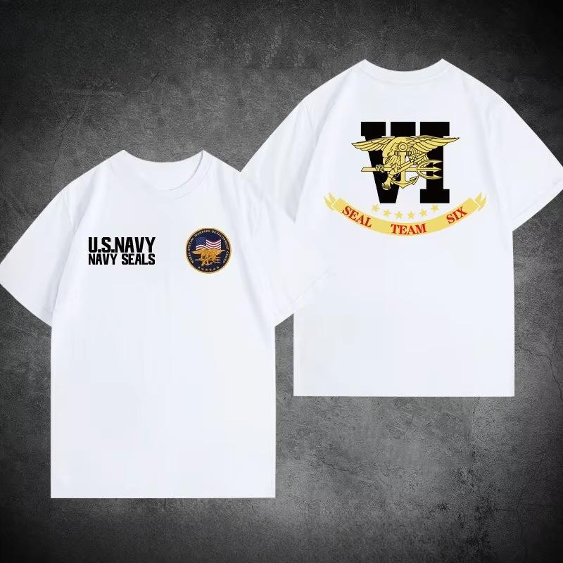2026 Summer American Navy Seals Themed Tshirt for Military Enthusiasts Style Highquality Unisexs Clothing Women T Shirt