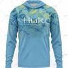 Mens Womens Quick-Dry UV Protection Hooded Fishing Shirt Lightweight Breathable Outdoor Performance Top