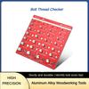Nut And Bolt Thread Checker High Precision Screw Measuring Gauge Aluminum Alloy Metric Size Nut Checker