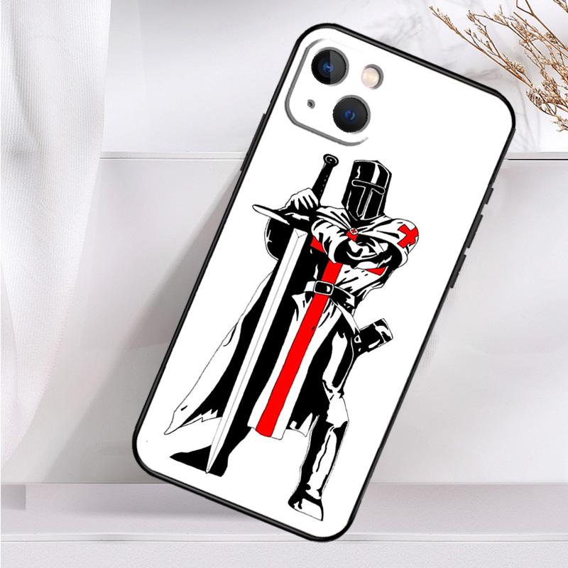 Чехол для телефона Christian Templar Knights для iPhone 16 15 14 12 11 13 Pro Max 7 8 Plus X XR XS Max 13 12 Mini Cover