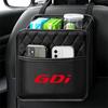 Auto Badge Styling Organizer Leather Car Seat Back Storage Bag Accessories For Hyundai Elantra Wagon i20 i30 Tucson i10 ix35 i40 PP17
