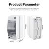1Pcs IP65 Waterproof Breaker Box 2 Way MCB Protection Box  for 2P Breaker